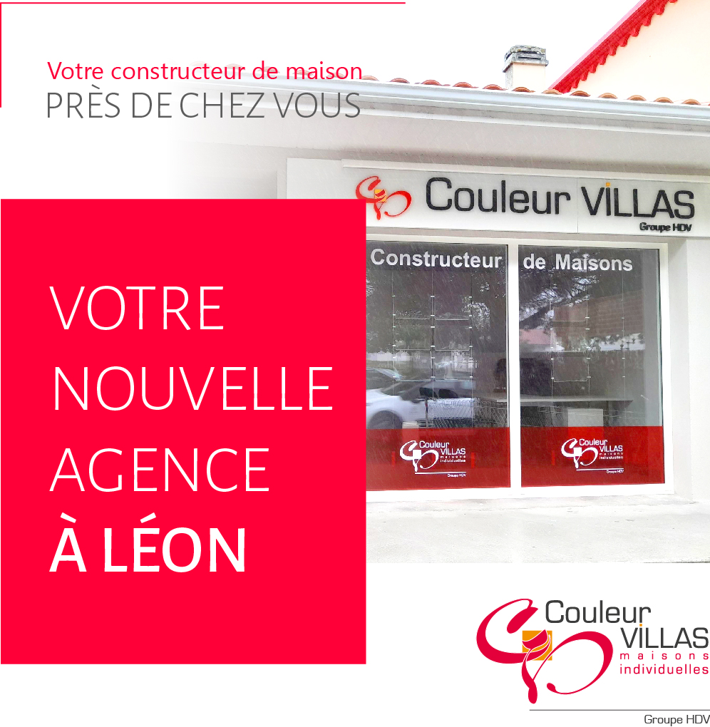 ouverture d'une nouvelle agence Couleur Villas à Léon