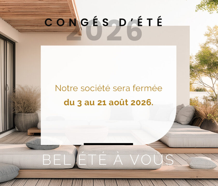Congés d’été 2026